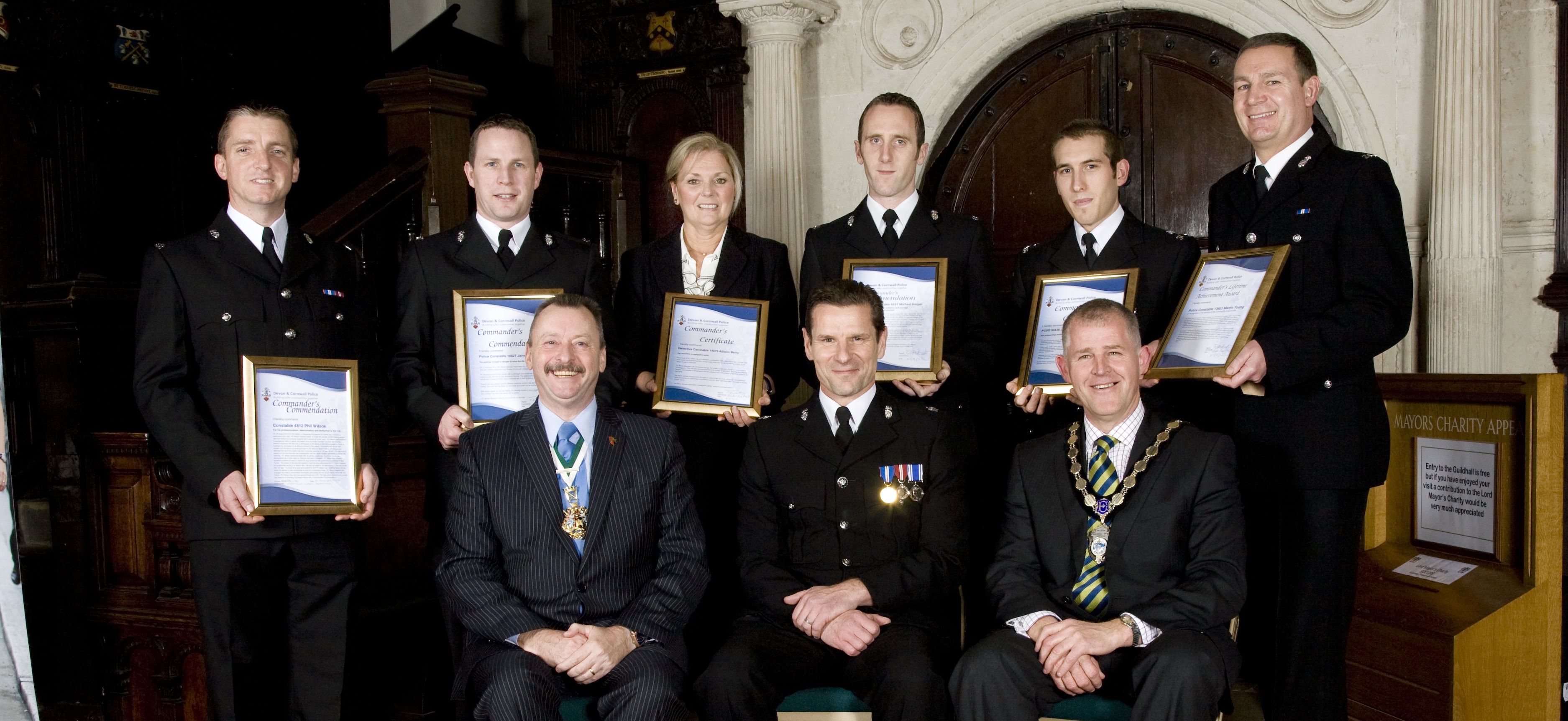 Local Police officers are recognised for bravery The Exeter Daily